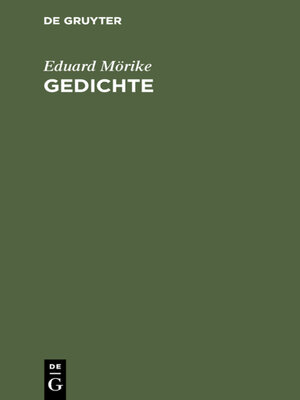 cover image of Gedichte